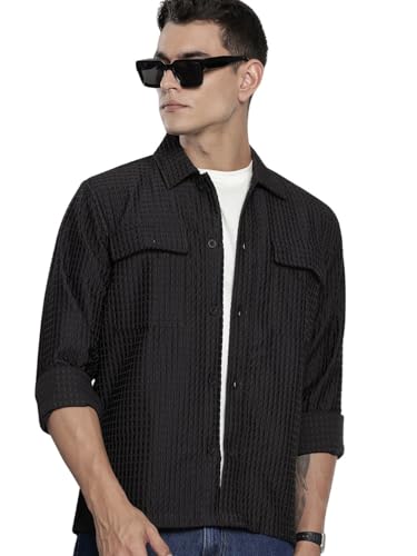 T-shirt pour homme de coupe régulière aux finitions soignées coloris Noir L