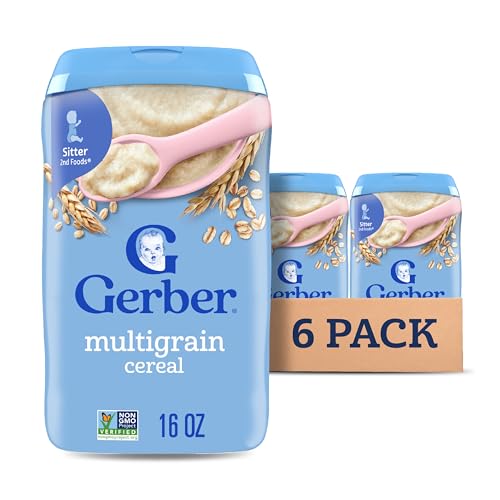 Gerber Stage 2 Baby Food, Multigrain Cereal, Whole...