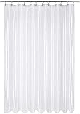 Utopia Home Water-Repellent Antibacterial and Mildew Resistant Fabric 72-Inch-by-72-Inch Shower Curtain, Clear Eva Magnet
