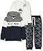 Produktbild Brums Baby-Jungen Tuta Full Zip Felpa Garzata 3 Pezzi Bekleidungsset, Mehrfarbig (Panna/Blu 01 920), 68 (Herstellergröße: 6M)