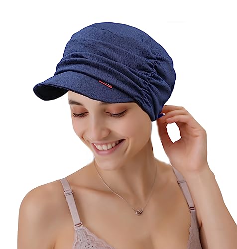 Cysocool Frauen Weiche Schirmmütze Newsboy Beanie Schildmütze...