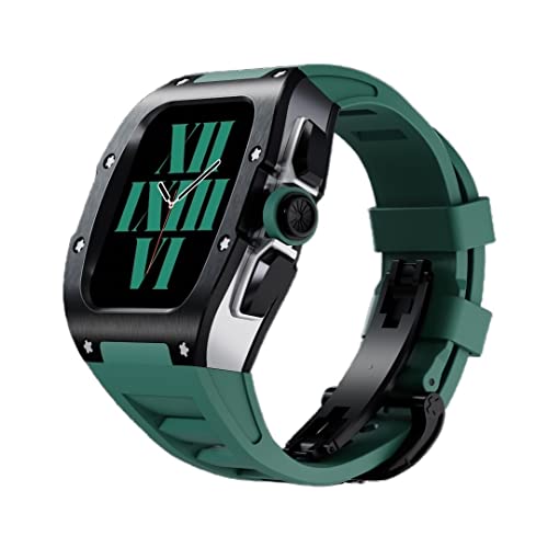 Boîtier en titane pour Apple Watch résoud les rayures, kit antichoc iWatch 44 45mm