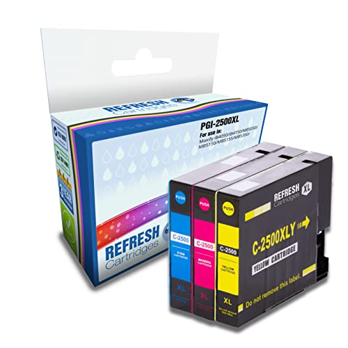 Refresh Cartridges Compatible Ink Cartridge Replacement for Canon PGI-2500XL (Multi-Colour), Cyan