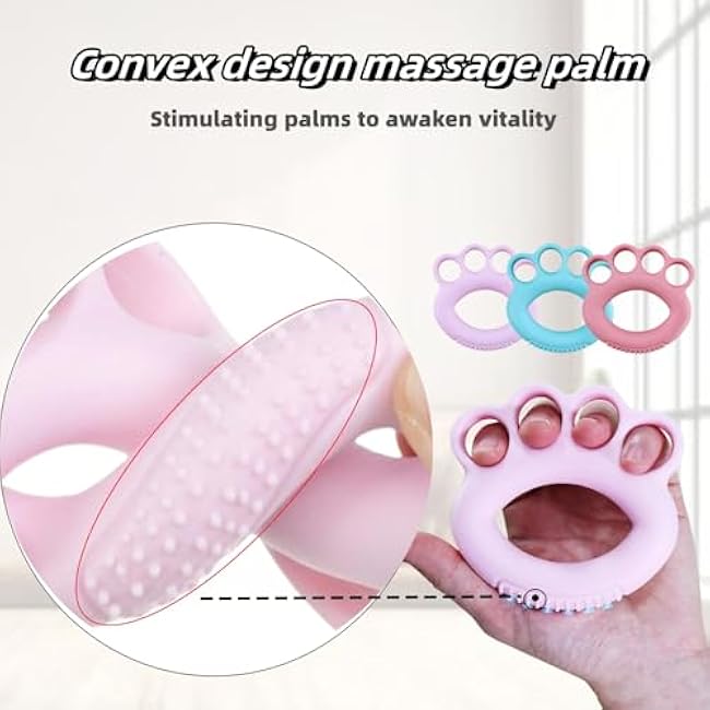 DEEYOTA Finger Exerciser & Hand Strengthener Rehab,Hand Exercisers for Therapy,Hand Exerciser,Grip Exerciser Hand Strengthener£¨4 Pcs£©