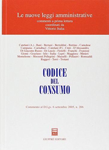 Codice del consumo Codice del consumo