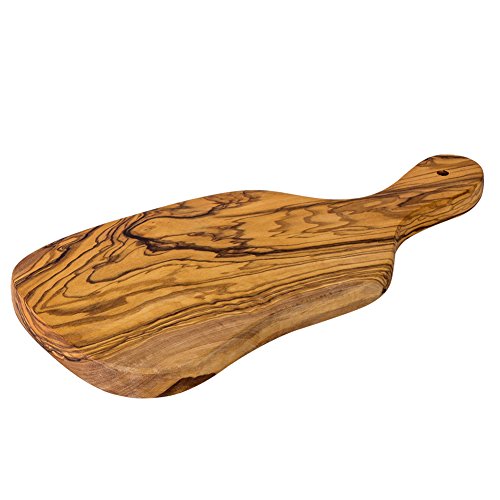 [ アルテレニョ] Arte Legno カッティングボード オリーブウッド イタリア製 PL006.1 Tagliere Piccolo Irregolare Con Manico まな板 木製 ナチュラル 正規販売店 新生活 [並行輸入品]