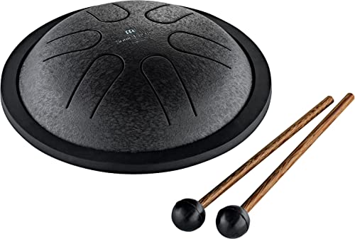 Meinl Sonic Energy Mini Steel Tongue Drum 6 Notes 6' with Mallets, Bag — Sound Healing Instrument for Musical Education, Meditation, ASMR, Yoga