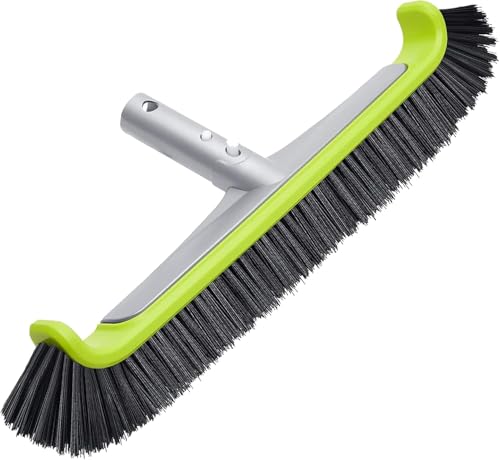 Spazzola per Piscina, 45 cm, con Manico e Retro in