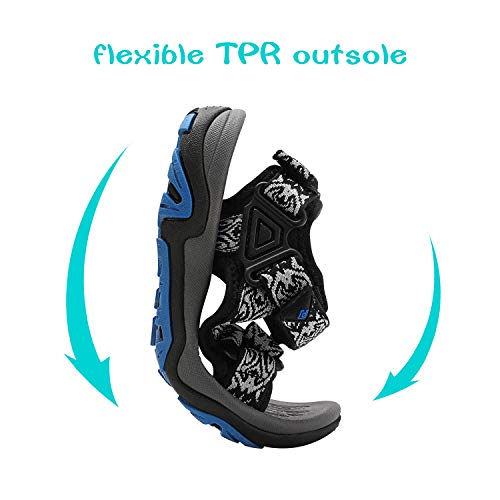 Image of DREAM PAIRS Boys Girls Sandals Kids Adventurous Light-Weight Adjustable Straps Summer Water Shoes (Toddler /Little Kid /Big Kid)