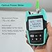 QIIRUN TM530 4-in-1 Fiber Optic Tester — Optical Power Meter -70~+10 dBm, 10km VFL Visual Fault Locator, RJ45 Cable Tester & LED Light, Rechargeable, FC/SC/ST Fiber Light Meter
