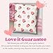 Picksie Mailers - Poly Mailer 10x13 Shipping Bag Cute Cottage Core Small Biz Packaging Supplies Polymailer Plastic Mailing Envelope for Clothing Coquette Bows Polybag - Pink Strawberry Aesthetic