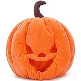 Tezituor 14 inch Pumpkin Head Mask Halloween Hat for Adults Men Mask, Large Pumpkin Costume Decorations Halloween Prank Props, Orange