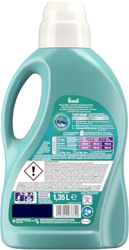 Perwoll Detergente deportivo (27 lavados), detergente higiénico, limpia suavemente, elimina los malos olores y mantiene la elasticidad, para ropa deportiva y funcional, con tecnología Triple Renov - imagen 3