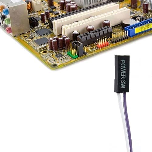 Icona Della Linea Del Pulsante Di Accensione Del Computer Interruttore E Gm1181213134 331208628