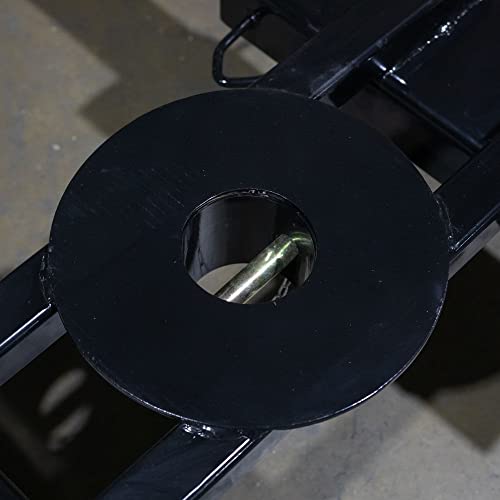 image for Titan Attachments 3-In-1 Forklift Mounted Hitch, 8000 LB Tow Capacity,