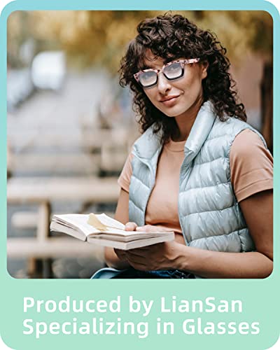 Liansan Oprah Style Bifocal Sunglassses Reading Glasses For Women With Spring Hinge Fashion Ladies Top Clear Sun Readers（2 Colors,2.25 #TOP5