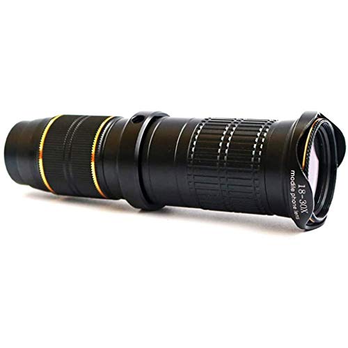 Cell Phone Camera Lens High Power 18-30x HD Telephoto Lens Mobile Phone External Telephoto Lens for Concert Video Compatible wit