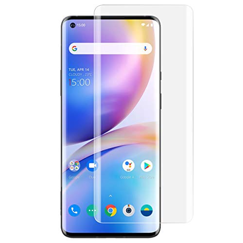 Pellicola OnePlus 8 Vetro Temperato, 9H Durezza Protezione Schermo, Anti Graffi HD Trasparenza Protettiva Screen Protector Film (Transparente)