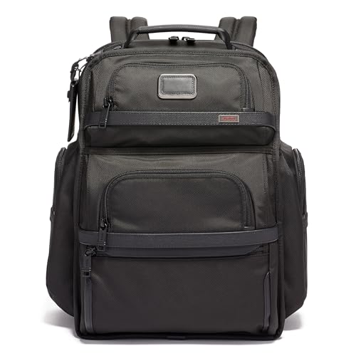 TUMI - Alpha Brief Pack - Men's and Women's Work and Travel Laptop Backpack with Padded Adjustable Strap - Fits Up to 15' Screen - Black