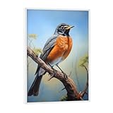 artboxONE Poster mit weißem Rahmen 18x13 cm Natur 