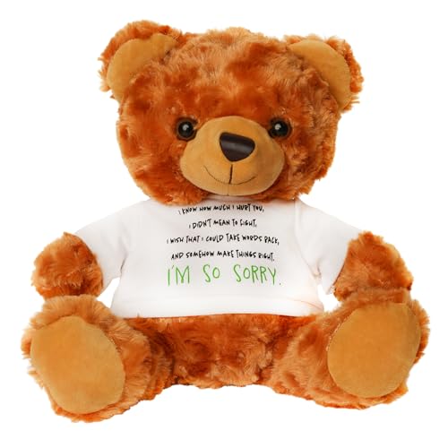 Teddy-Bear-with-Im-Sorry-T-Shirt--Plush-10-Brown-Teddy-with-Apology-Poem-Forgiveness-Gift-for-Girlfriend-Boyfriend-Spouse-Friend-Co-Worker-Anyone - DumpADate.com