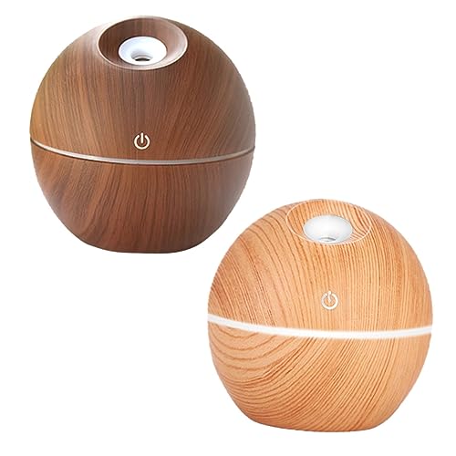 Imagen de Cabilock Difusor De Aceites Esenciales Humidificador De Vapor Usb Colores Led Minihumidificador Para Hogar y Oficina
