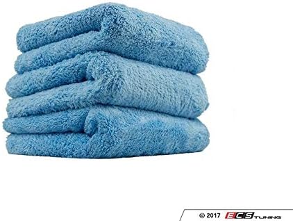 Miniatura 4 de Toalla de microfibra sin bordes Chemical Guys , 3 paquete de, Azul