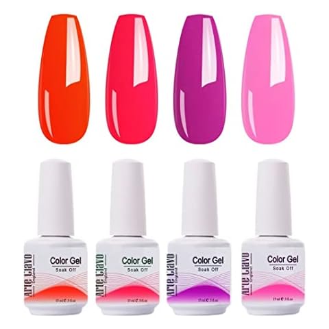 Arte Clavo 15ml Flash Glitter Pink Gel Nail Polish Soak Off UV LED Nail Gel Polish Manicure Varnish DIY 087 Cover