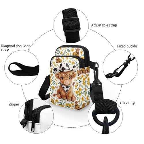 Image of Xpyiqun Small Crossbody Bag Women Phone Purses Sling Shoulder Handbag Cross Body Pouch Wallet Bags