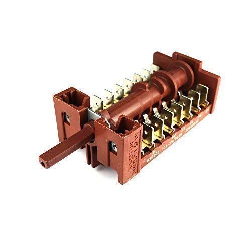 Genuino Horno Interruptor Selector (32010640) para Luxor, Bush, Finlux, Techwood, Telefunken, Proline, Seg, Vestel, Waltham, Isis, Gala, Vale, Vestfrost, Statesman, Westline, Sovereign, Cookworks, Altoyamaska, Veseg, Greenpark Modelo Números en la descripción)