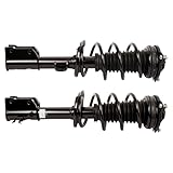 TRQ Front Driver and Passenger Side Strut and Spring Assembly Set Pre-Assembled Coil Spring Compatible with 1721 Jeep Compass AWD All Wheel Drive 9 Speed Automatic Transmission