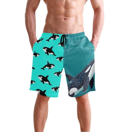 Short court de piscine pour homme anti-frottement pour l'été et le sport