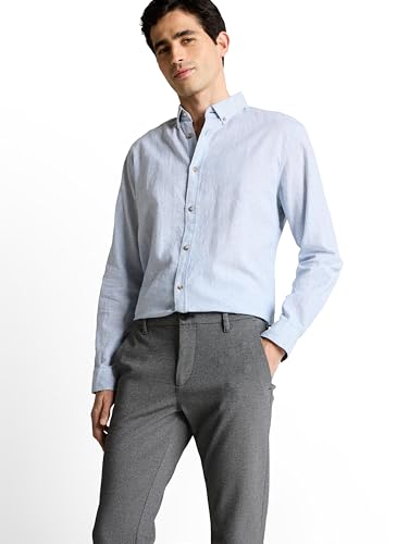 Tom Tailor Herren Jersey Travis Slim Fit Chino Hose, 35951 - Black White Birds Eye, 31/32 – Ansicht 3