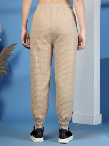 Image of UZARUS Women's Ultra-Soft Baggy Fit /Relaxed Fit Joggers with Side Pockets & Gripped Hem