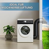 Hon&Guan 100mm 304 Edelstahl Wetterschutzgitter mit Rückstauklappe, Außen – Ansicht 7