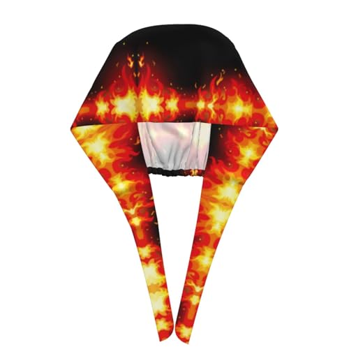 Image of Adjustable Working Cap Breathable Unisex Women Men Elastic Bandage Tie Back Hats Scrub Nursing Doctor Surgeon Cap