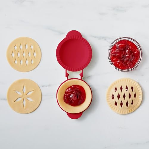 Sur La Table Round Hand Pie Molds, Set of 2, Red