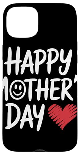 Happy Mother's Day Lettering �n�[�g���� ��̓� �M�t�g �X�}�z�P�[�X iPhone 15 Plus �p