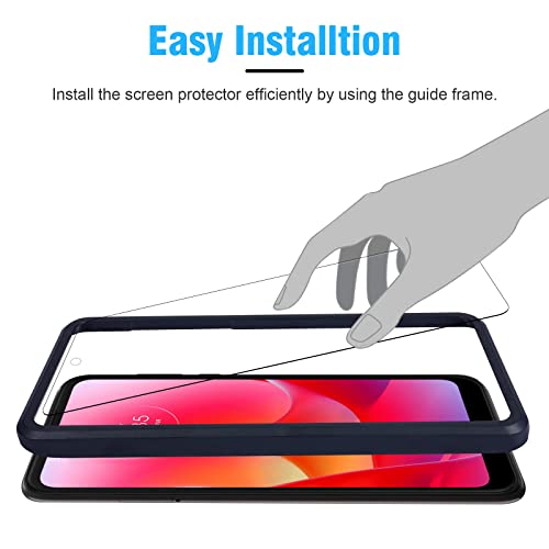 (2+2 Pack) Otao 2 Pack Screen Protector For Motorola Moto G Power 2022 6.5'' With 2 Pack Camera Lens Protector, [Easy Install ] Hd Screen Tempered Glass Protector 9H Hardness Bubble Free Scratch Resistant Case Friendly #TOP3