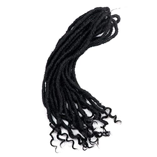 Dea Faux Locs crochet Braiding Hair, 6 pezzi/lotto...