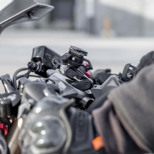 Image of Quad Lock Motorcycle Fork Stem Mount PRO Kit with Vibration Dampener and MAG Phone Case for Galaxy S22+