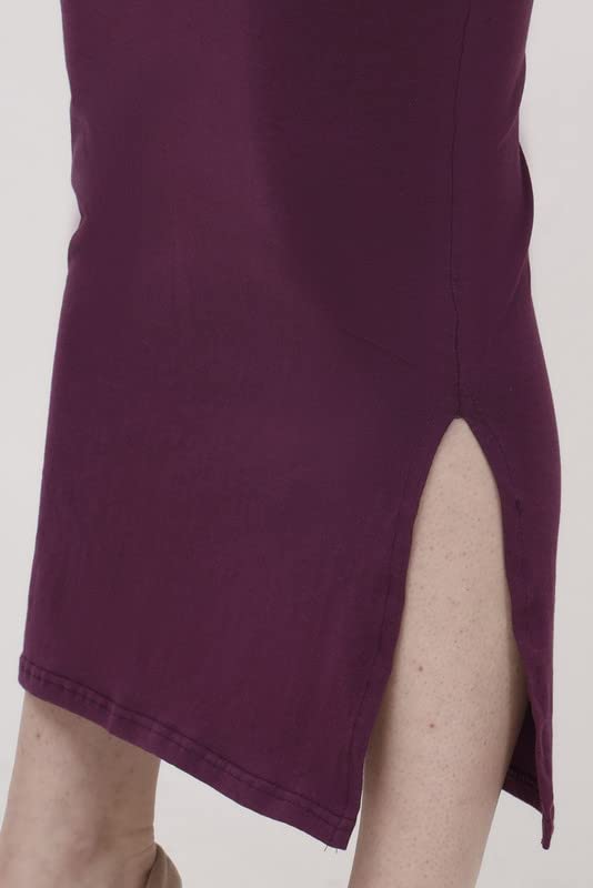 Image of Lycra Blend Cotton Saree Shapewear Petticoat for Women and Girls, Skirts Shapewear Dress for Saree