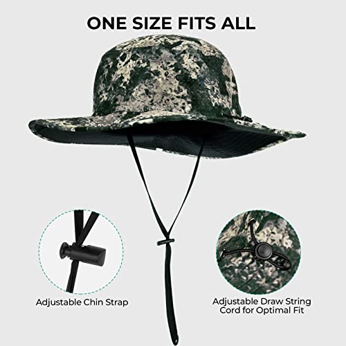 Image of KastKing Sol Armis UPF 50 Boonie Hat - Sun Protection Hat, Fishing Hat, Beach & Hiking Hat, Paddling