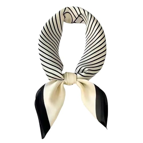 27.5 Inch Silk Feeling Scarf for Women Square Satin Head Scarf Hair Wrap Bandana
