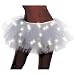 Dreamgirl Women's Light Up Tutu Dress, White, One Size