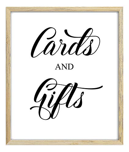 Darling Souvenir Cards and Gifts Decoración de Bodas sesión, la caligrafía Partido Señalización Boda de la impresión - 3 tamaños Disponibles (Marco no Incluido)