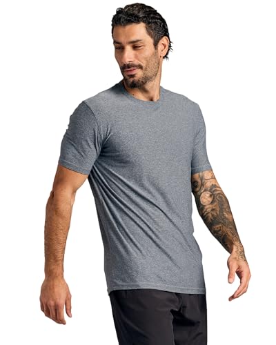 True Classic Men's Active Crew Neck Short Sleeve T-Shirt, 1-Pack - Black, 2XL