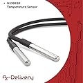 AZDelivery 2 x 1 Metro Cavi DS18B20 Sonda di Temperatura Digitale in Acciaio Inossidabile, Impermeabile compatibile con Arduino e Raspberry Pi incluso un E-Book! #3