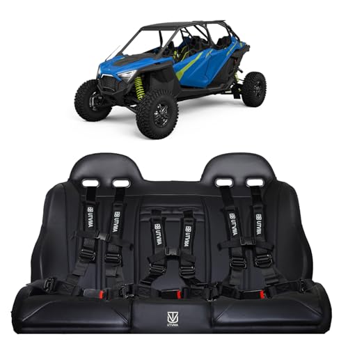 RZR Pro Rear Bench Seat With Harnesses | Black