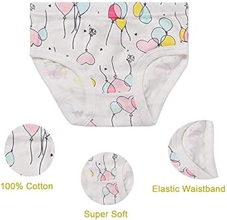 JackLoveBriefs Girls' Knickers Girls Underwear Comfortable Briefs Girls Cotto...